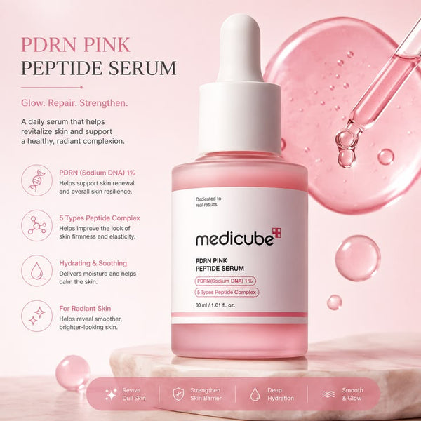 Medicube PDRN Pink Peptide Serum 30ml