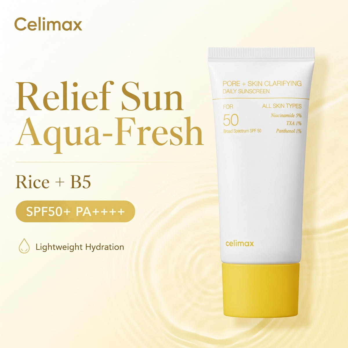 Celimax Pore + Dark Spot Brightening Care Sunscreen SPF50+ PA++++ 50ml