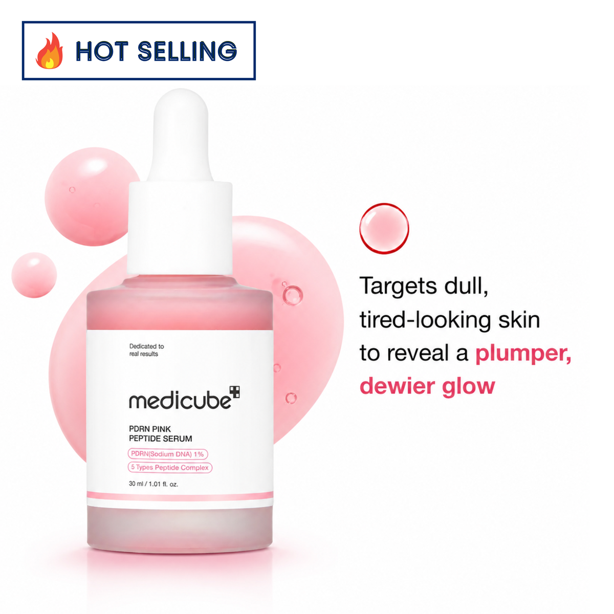 Medicube PDRN Pink Peptide Serum 30ml